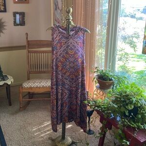 Anthropologie Maeve Dress Asymmetrical Skirt